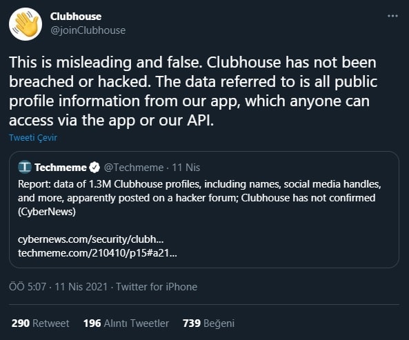 Clubhouse Kullanıcı Verileri Sızdırıldı!