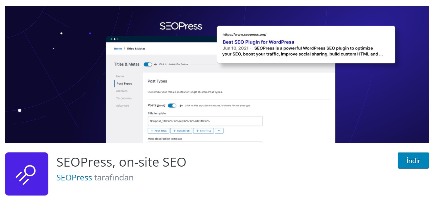 WordPress SEO Eklentisi Önerileri Nelerdir?