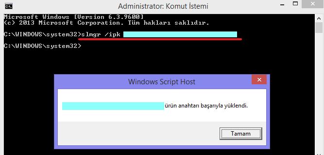 Windows 8.1 Etkinleştirme Programsız