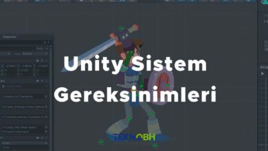 Unity Sistem Gereksinimleri